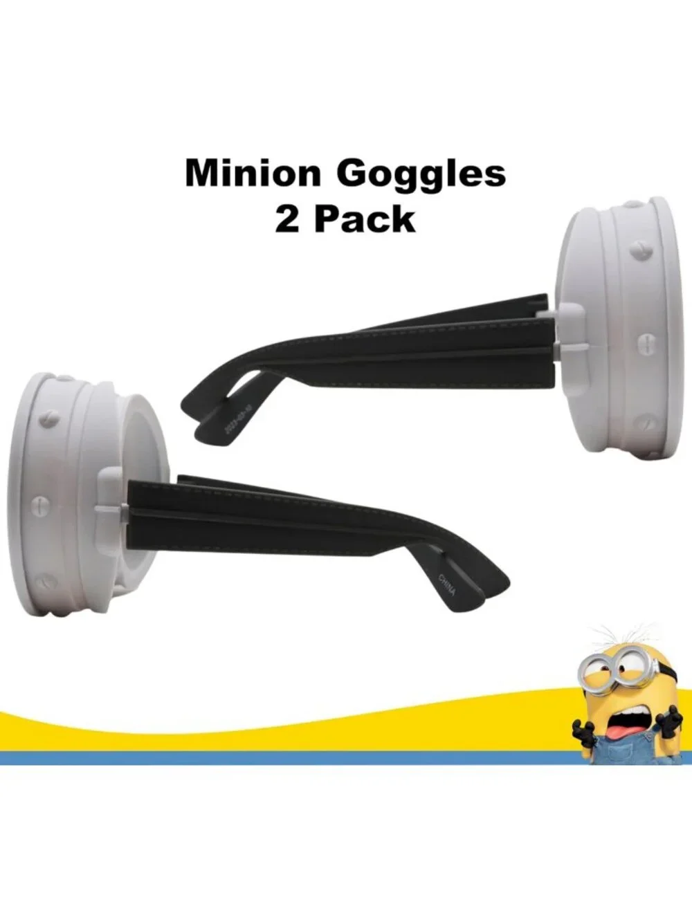 Minions Costume Goggles for Halloween | Fun Group Party Accessory | One Size